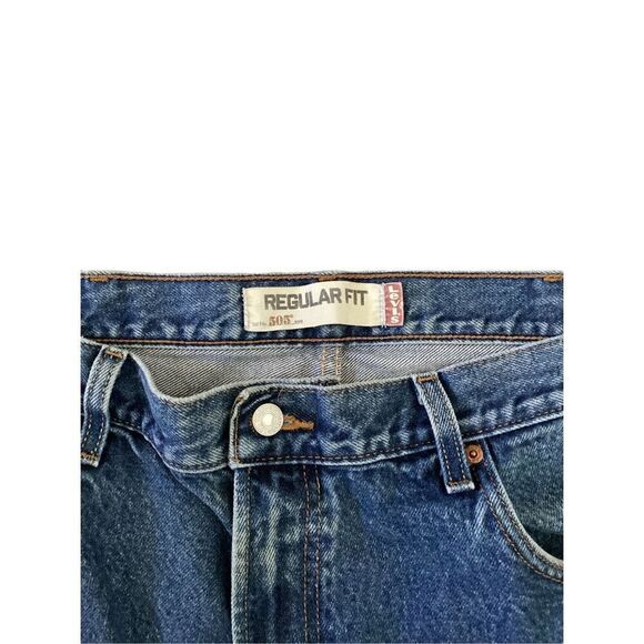 Levi’s Regular Fit 505 Jeans Denim Workwear Everyday Casual - Picture 3 of 7